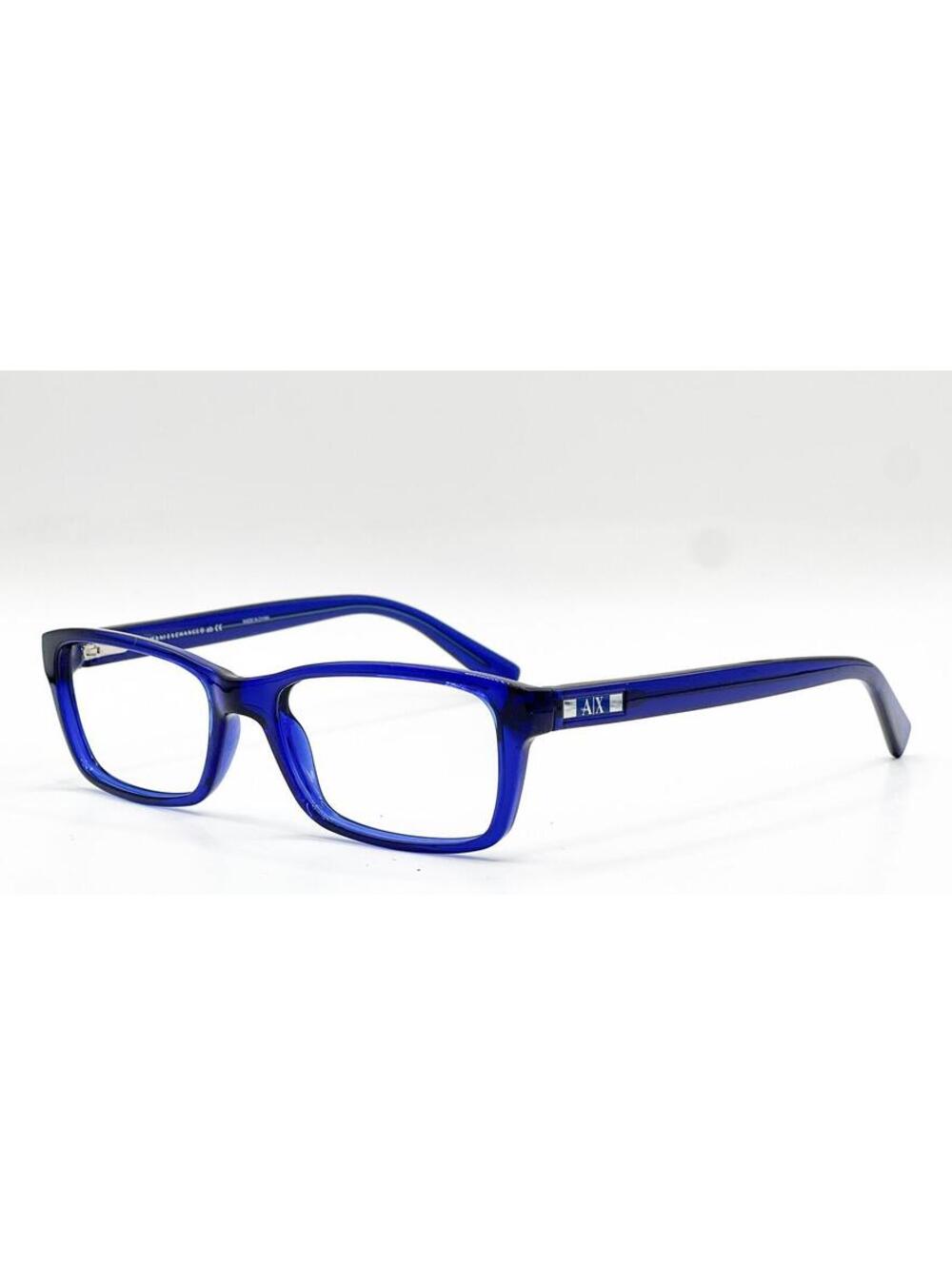 Armani Exchange Ax 3007 8018 Marine Transparent Authentic Eyeglasses 53-17-145